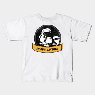 Heavy lifting Kids T-Shirt